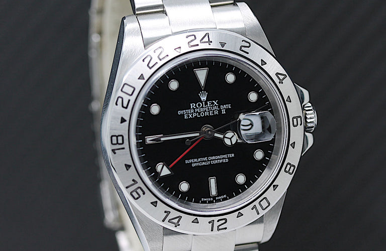 Rolex Explorer II Ref: 16570T mit Box von 2003