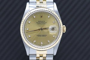 Rolex Datejust Ref: 16233 Box und Papiere – aus 1992