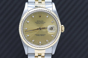 Rolex Datejust Ref: 16233 Box und Papiere – aus 1992