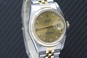 Rolex Datejust Ref: 16233 Box und Papiere – aus 1992