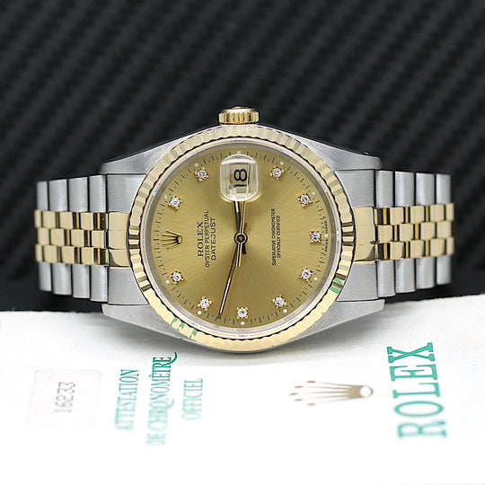 Rolex Datejust Ref: 16233 Box und Papiere – aus 1992