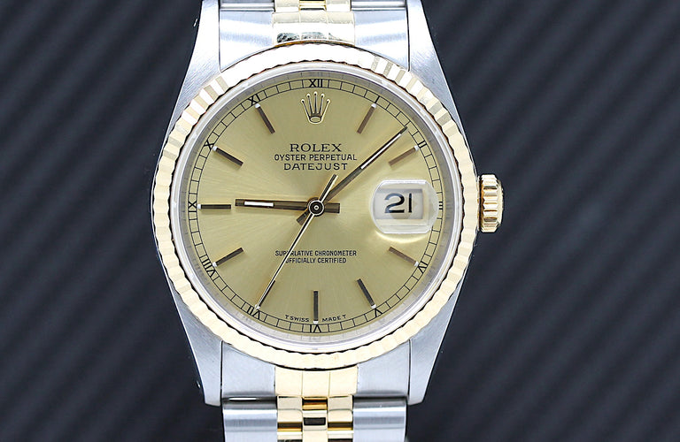 Rolex Datejust Ref: 16233 Box und Papiere – aus 1991