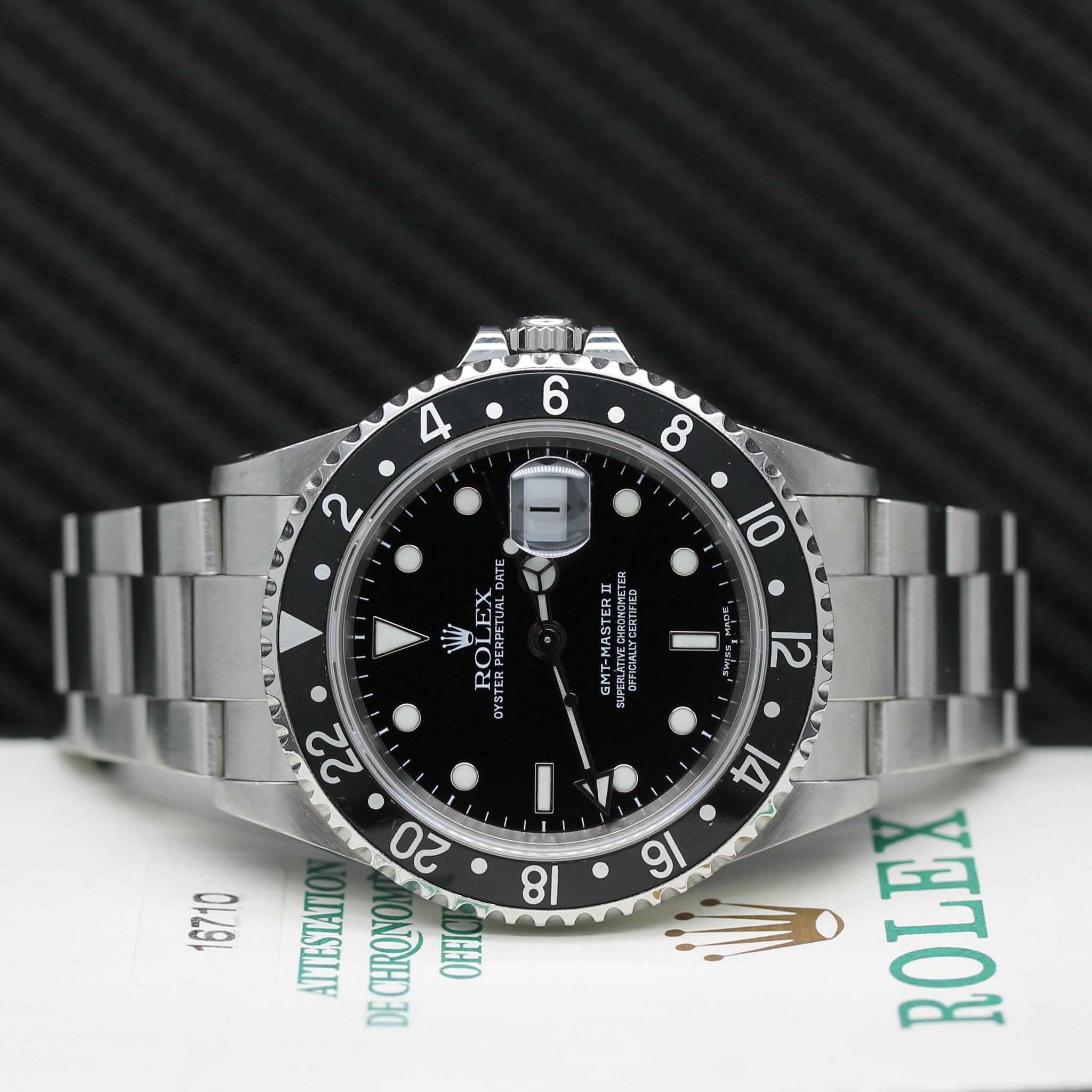 Rolex GMT-Master II  ReferenzNr. 16710-Box&Papiere