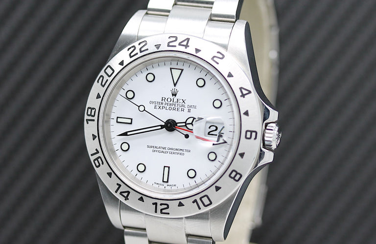 Rolex Explorer II Ref: 16570T mit Box von 2004