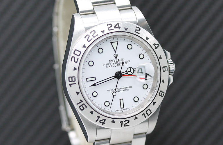 Rolex Explorer II Ref: 16570T mit Box von 2004