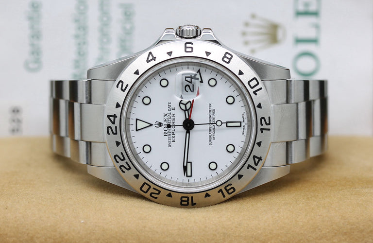 Rolex Explorer II Ref: 16570T mit Box von 2004