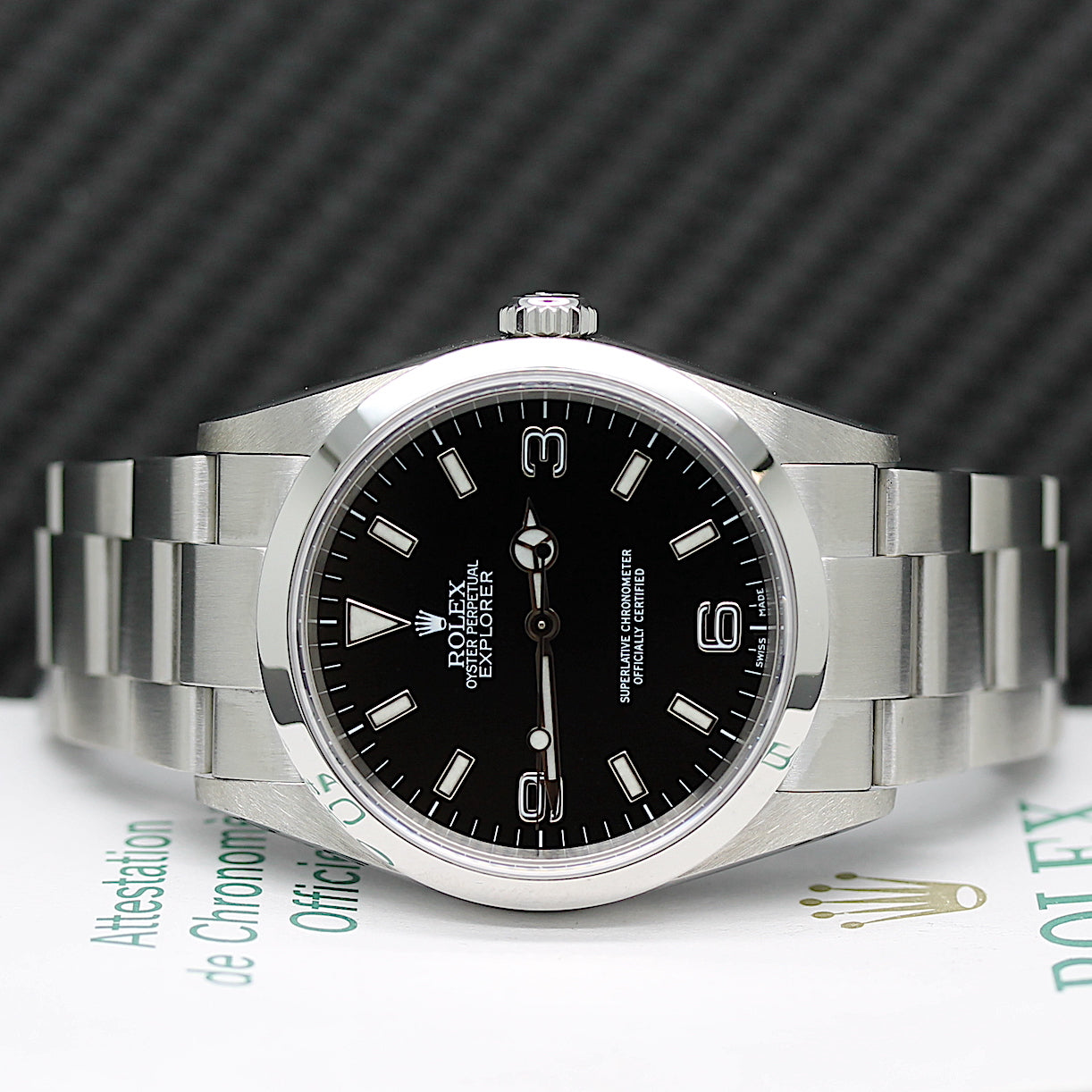 Rolex Explorer Ref. 114270-Box & Papiere