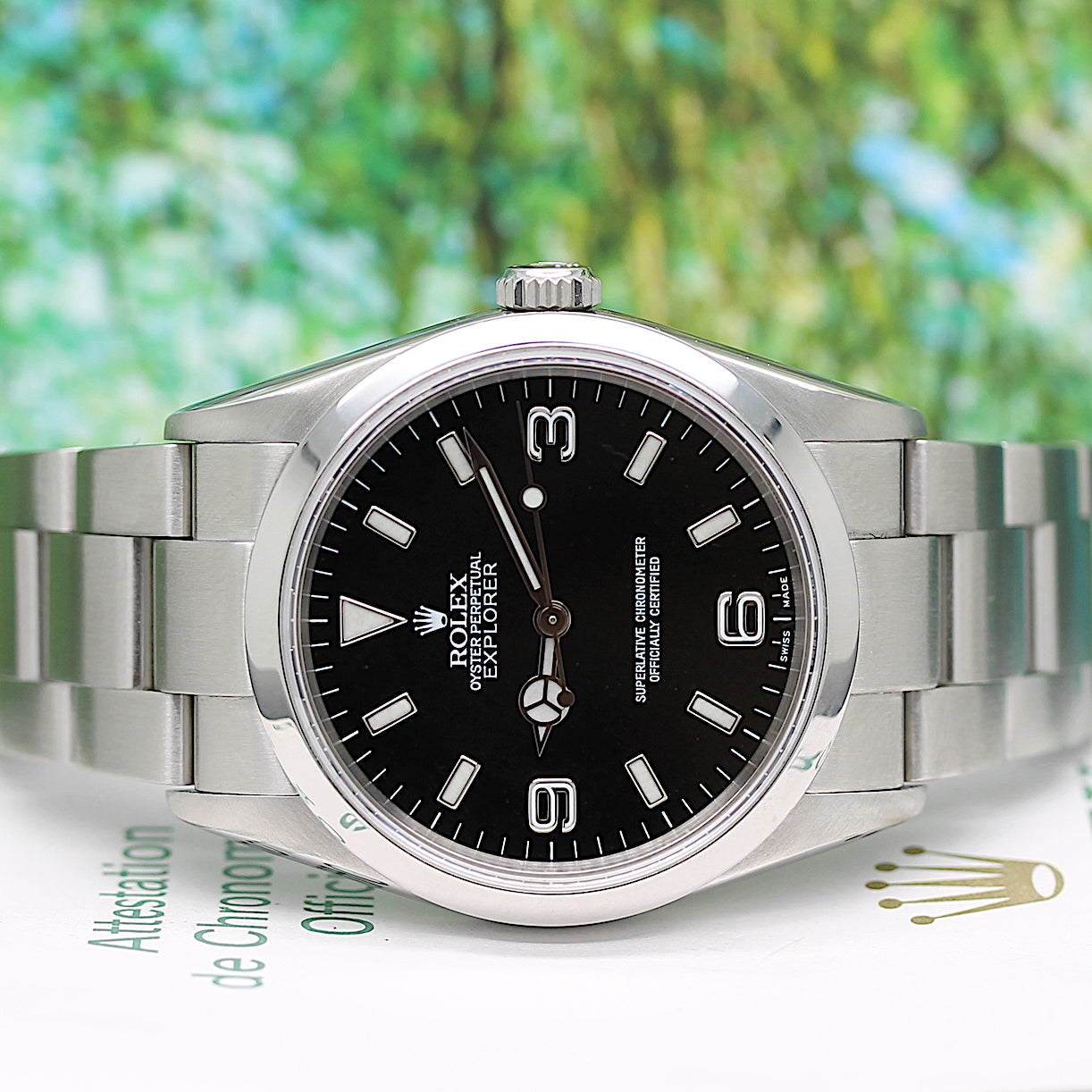 Rolex Explorer I Ref. 114270-2005-Box & Papiere