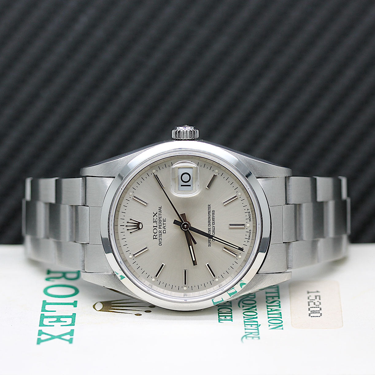 Rolex Date Ref:15200 Mit Box und Papiere