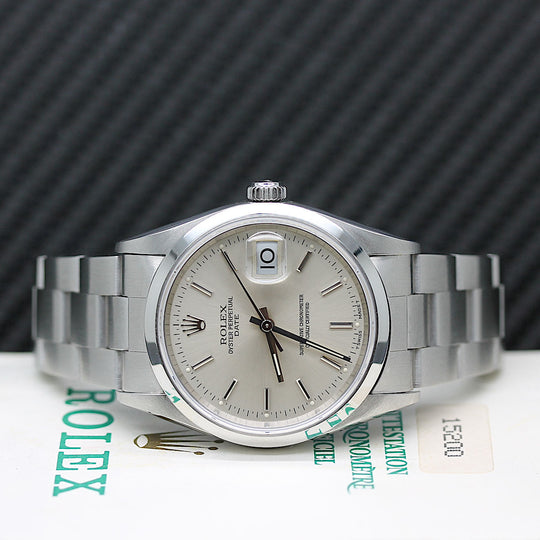 Rolex Date Ref:15200 Mit Box und Papiere