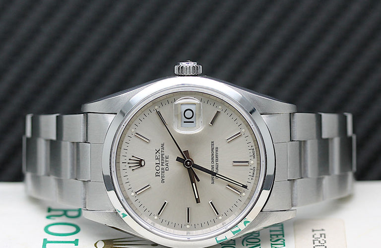 Rolex Date Ref:15200 Mit Box und Papiere