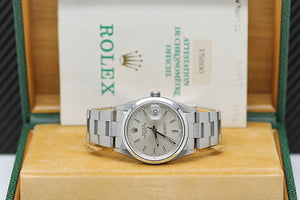 Rolex Date Ref:15200 Mit Box und Papiere