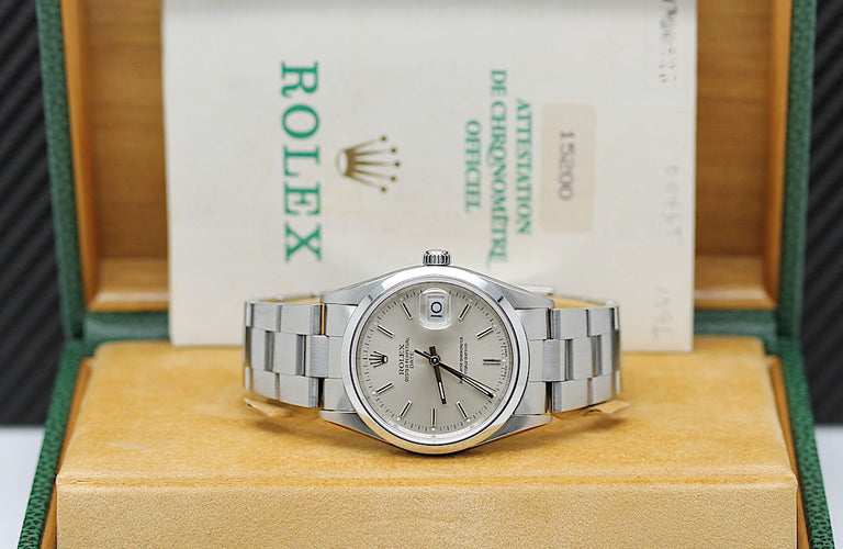 Rolex Date Ref:15200 Mit Box und Papiere