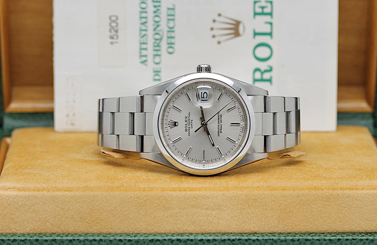 Rolex Date Ref:15200  – Mit Box und Papiere – 1999