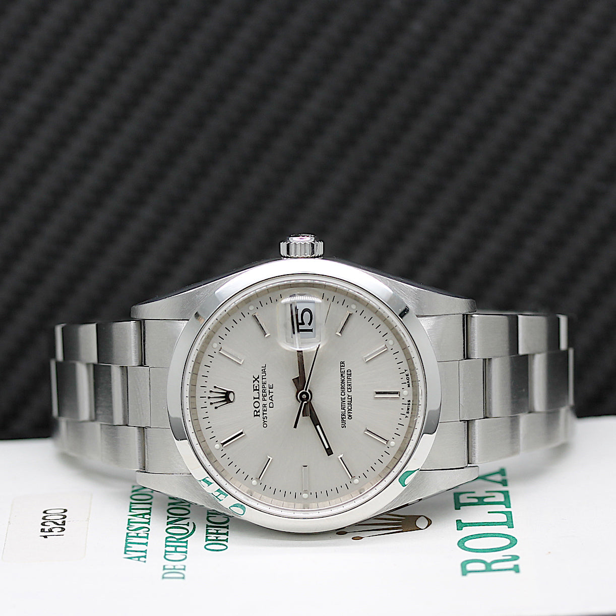 Rolex Date Ref:15200  – Mit Box und Papiere – 1999