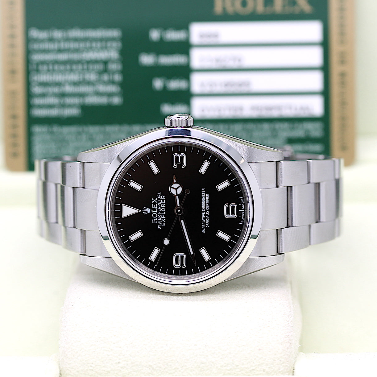 Rolex Explorer I Ref. 114270-2010-Box & Papiere