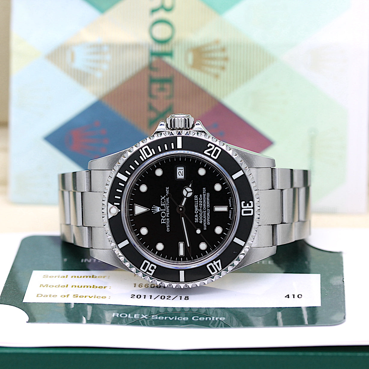 Rolex Sea Dweller Ref: 16600-Box & Papiere